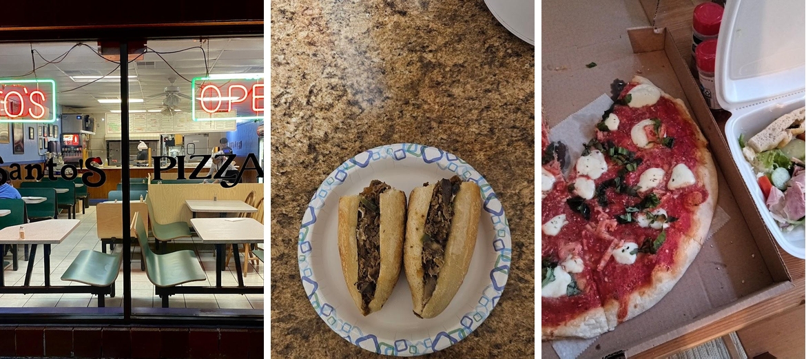 Santo's Pizza Menu