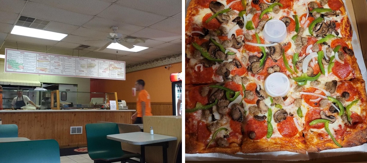 Santo's Pizza Menu