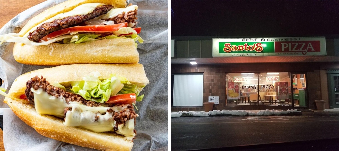 Santo's Pizza Menu